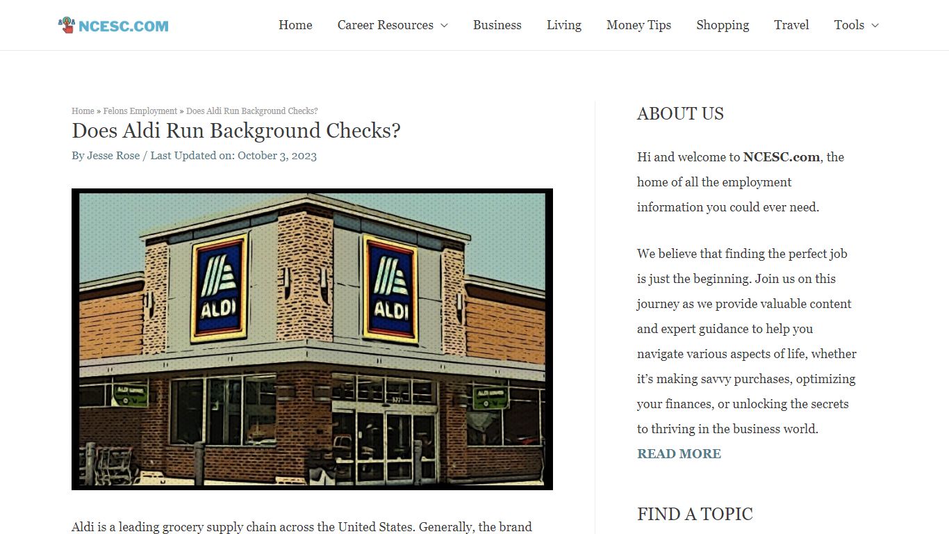 Does Aldi Run Background Checks? - Let's Find Out - NCESC